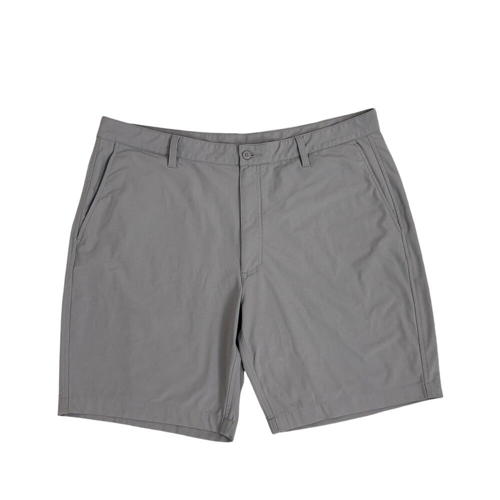 FJ FootJoy Lightweight Gray Chino Athletic Active Golf Shorts Size Men's 40